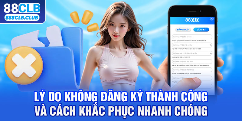 Lý do không đăng ký thành công và cách khắc phục nhanh chóng